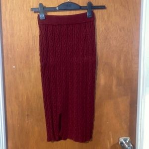 Sweater style skirt